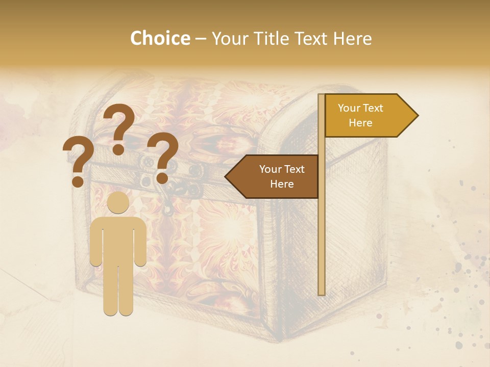 Single Retro Background PowerPoint Template