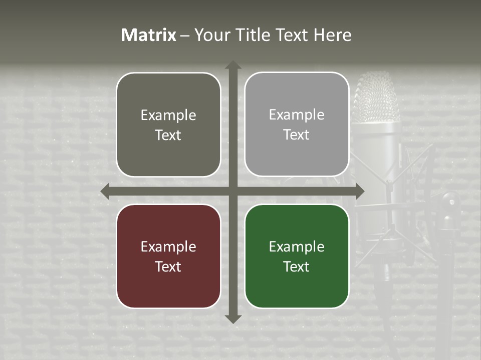 Broadcast Pop Shield Transmission PowerPoint Template