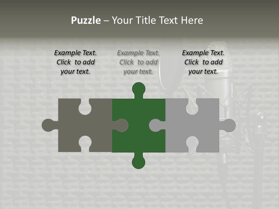 Broadcast Pop Shield Transmission PowerPoint Template