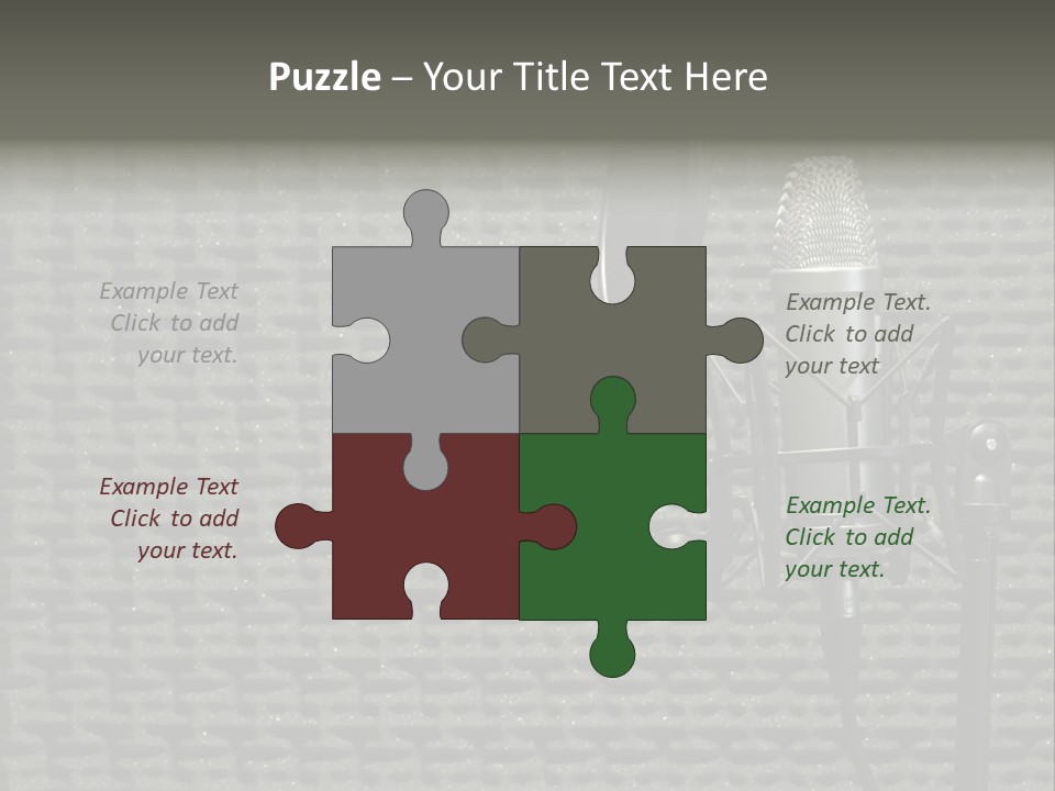 Broadcast Pop Shield Transmission PowerPoint Template