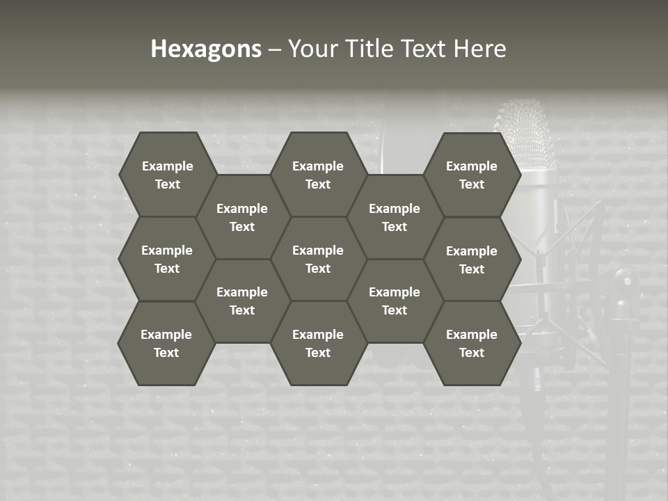 Broadcast Pop Shield Transmission PowerPoint Template