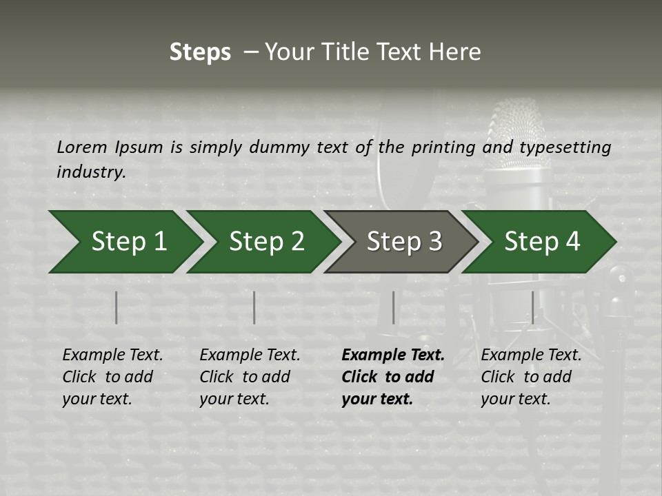 Broadcast Pop Shield Transmission PowerPoint Template