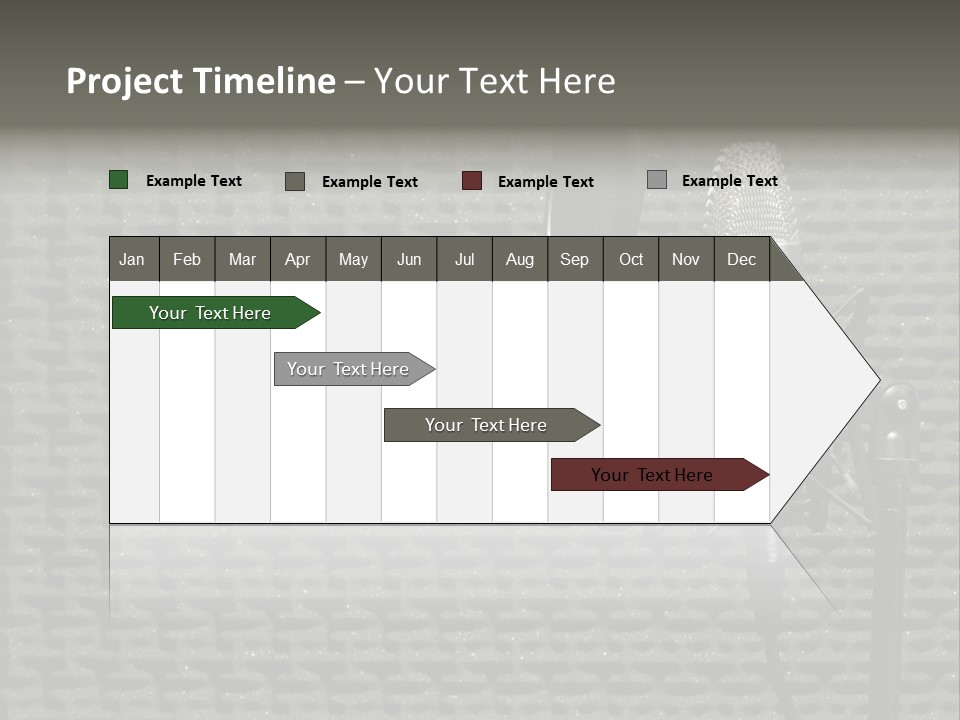 Broadcast Pop Shield Transmission PowerPoint Template