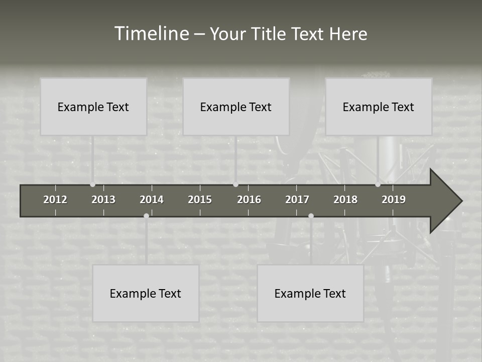 Broadcast Pop Shield Transmission PowerPoint Template