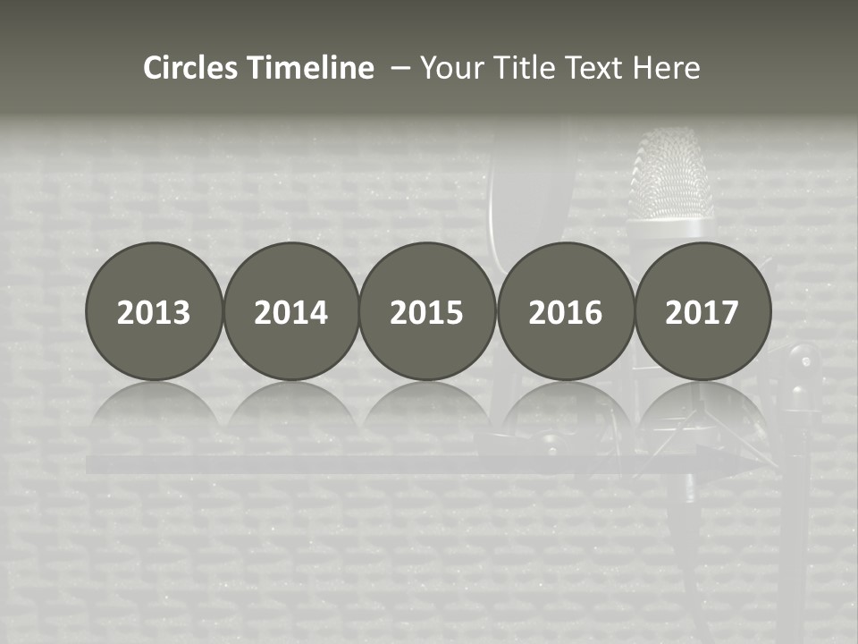 Broadcast Pop Shield Transmission PowerPoint Template