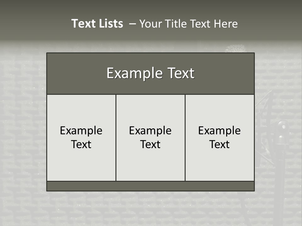 Broadcast Pop Shield Transmission PowerPoint Template