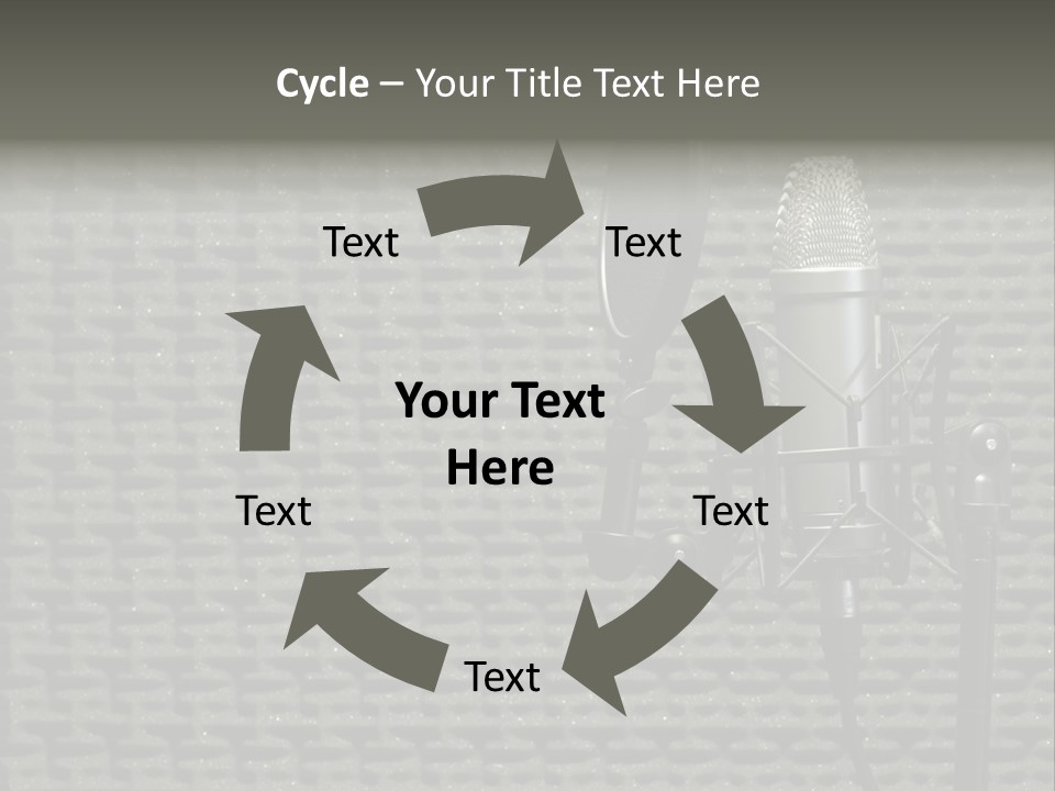 Broadcast Pop Shield Transmission PowerPoint Template