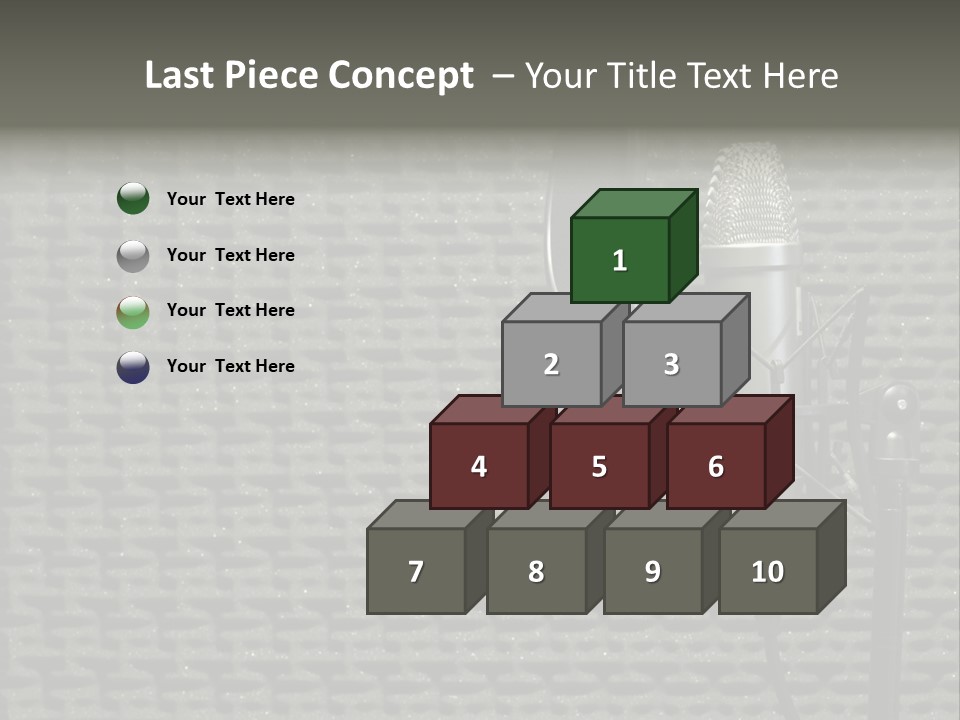 Broadcast Pop Shield Transmission PowerPoint Template