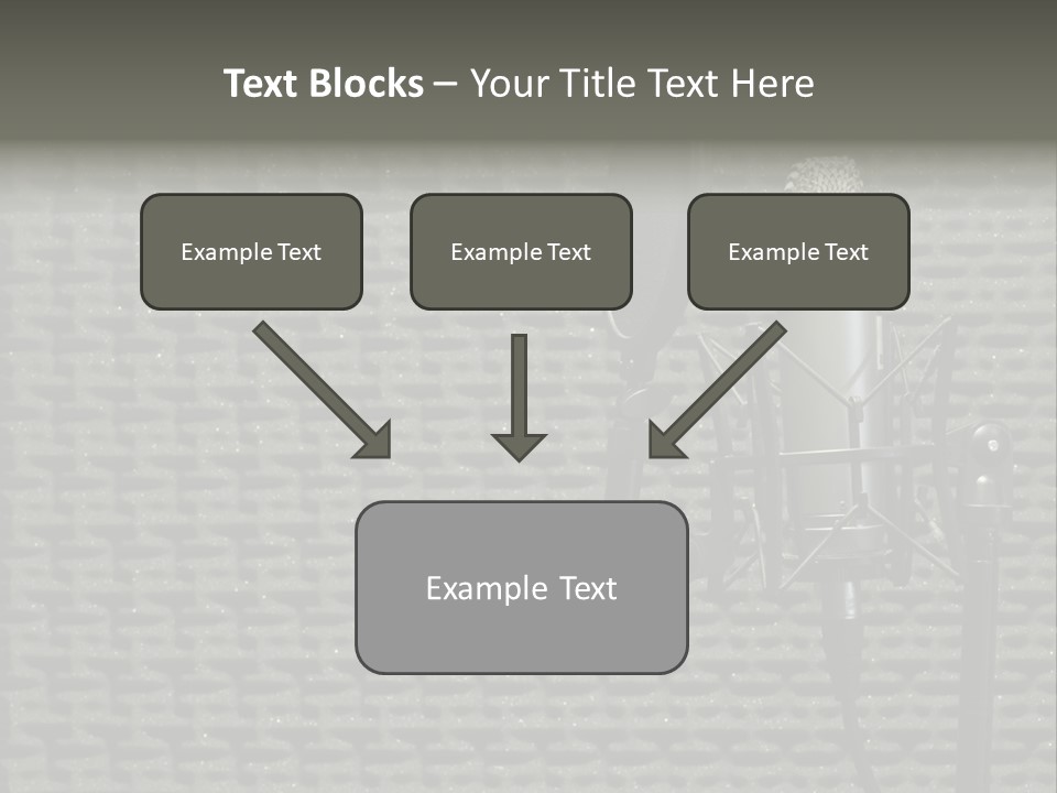 Broadcast Pop Shield Transmission PowerPoint Template