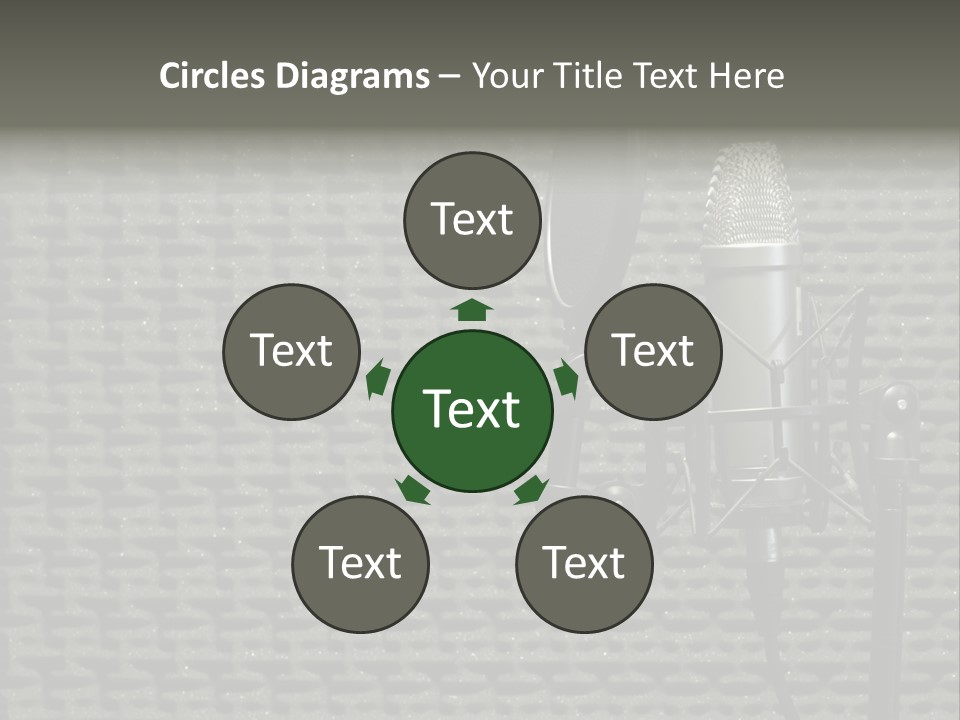 Broadcast Pop Shield Transmission PowerPoint Template