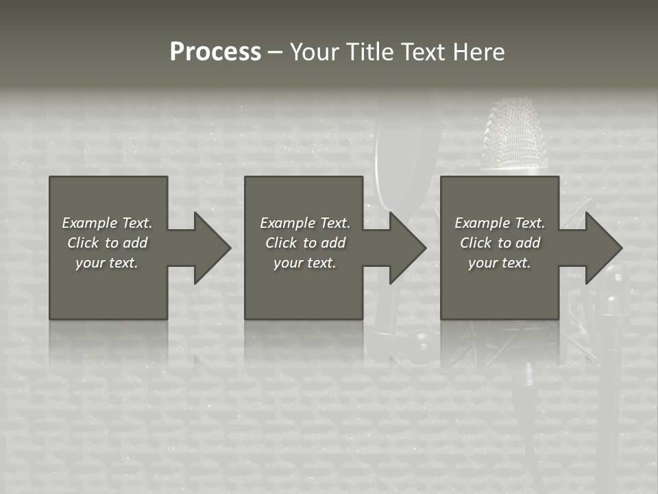 Broadcast Pop Shield Transmission PowerPoint Template