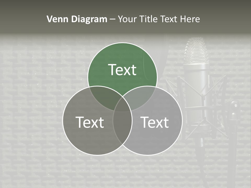 Broadcast Pop Shield Transmission PowerPoint Template