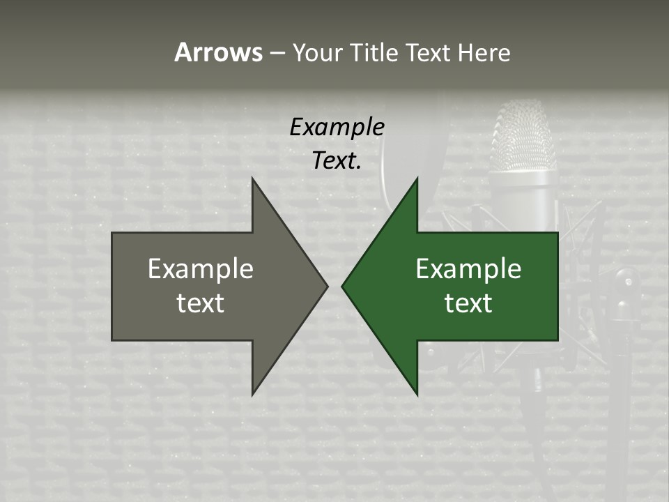 Broadcast Pop Shield Transmission PowerPoint Template