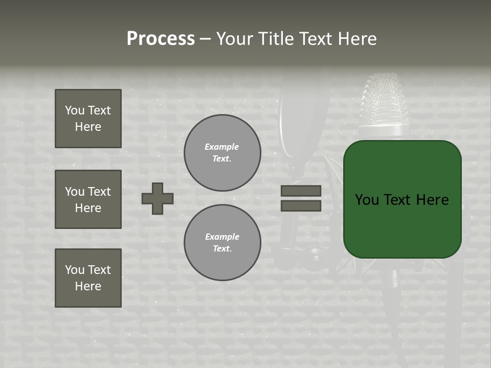 Broadcast Pop Shield Transmission PowerPoint Template