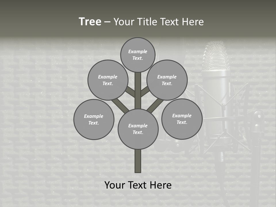 Broadcast Pop Shield Transmission PowerPoint Template