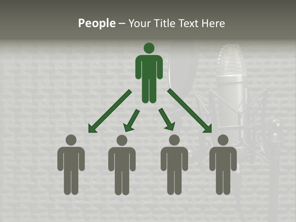 Broadcast Pop Shield Transmission PowerPoint Template