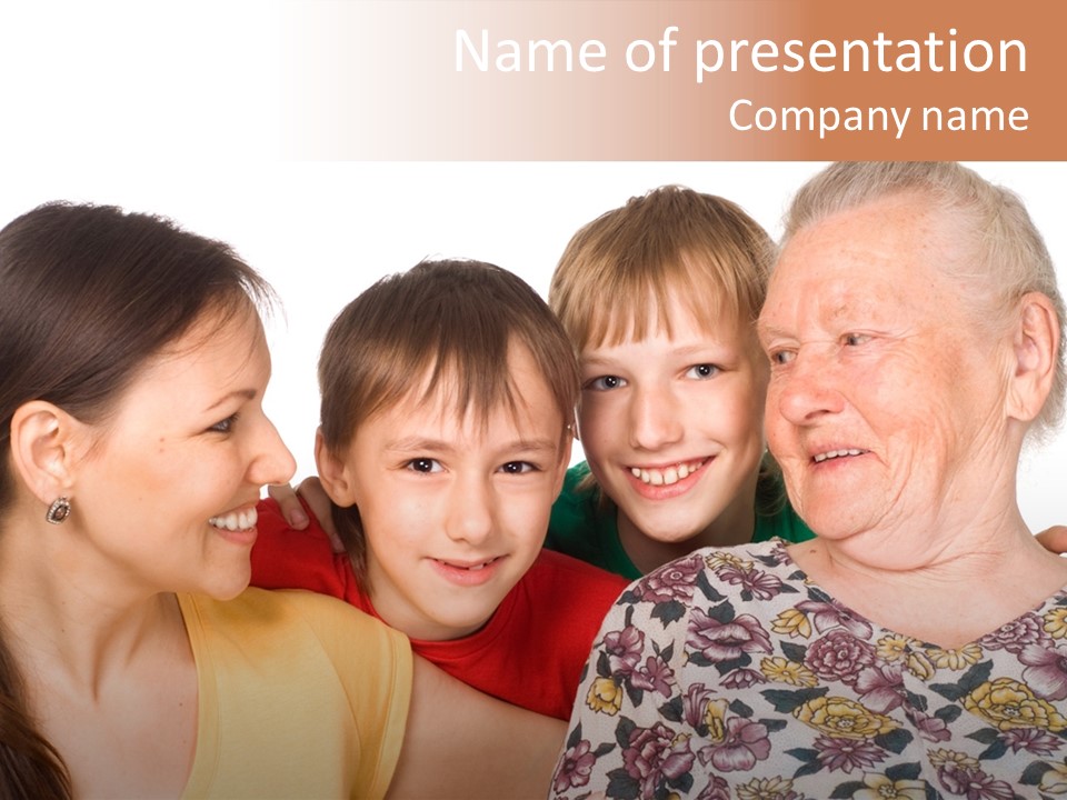 Family Mother Emotions PowerPoint Template