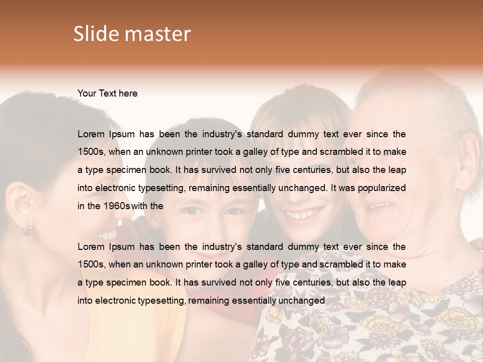 Family Mother Emotions PowerPoint Template