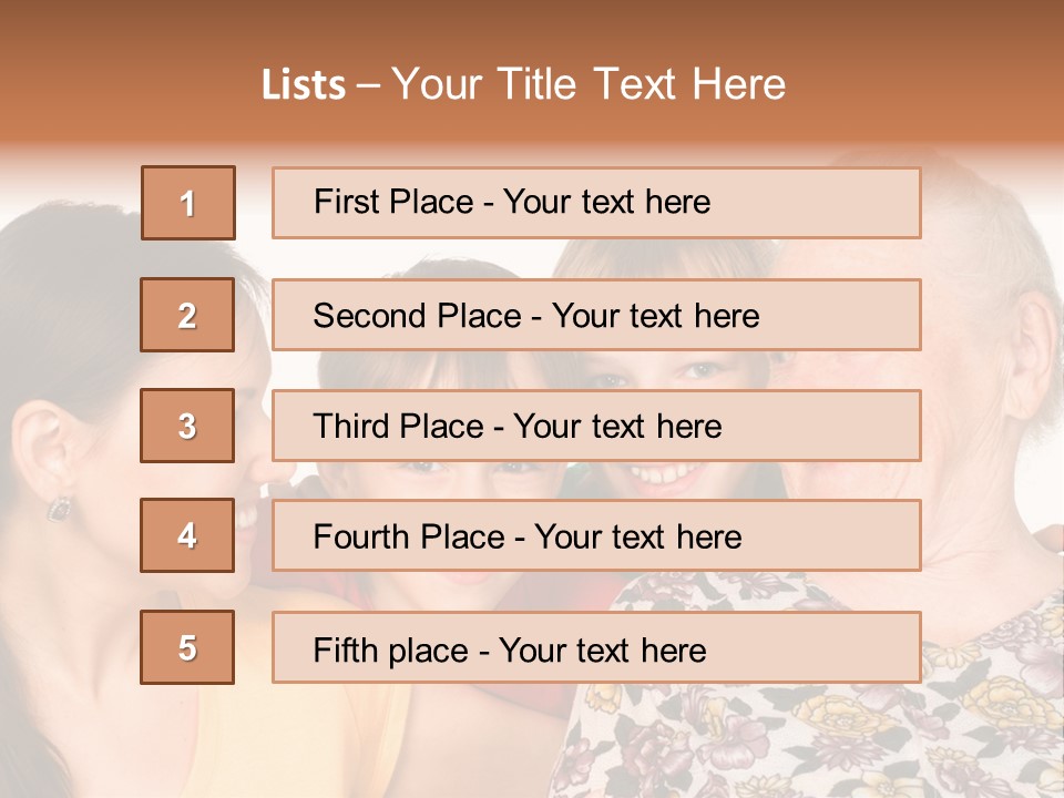 Family Mother Emotions PowerPoint Template