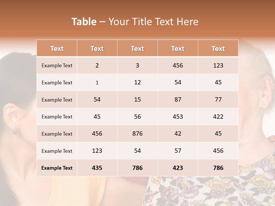 Family Mother Emotions PowerPoint Template