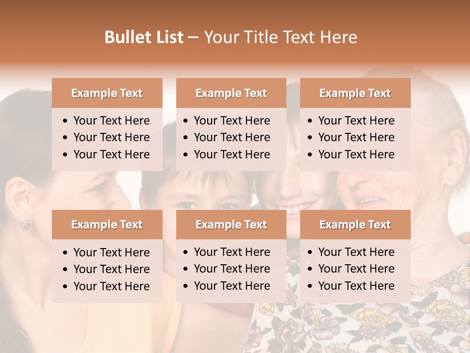 Family Mother Emotions PowerPoint Template