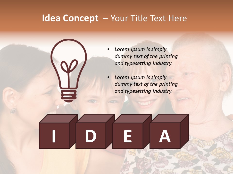 Family Mother Emotions PowerPoint Template