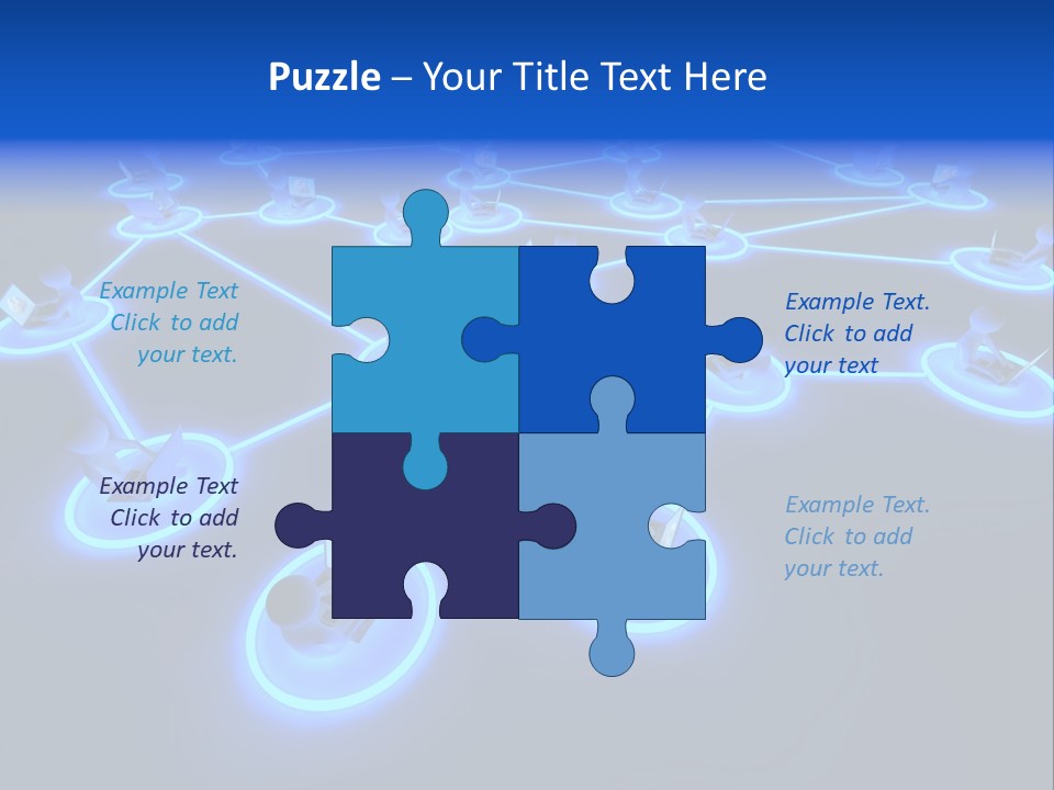 Dark Person Crowd PowerPoint Template