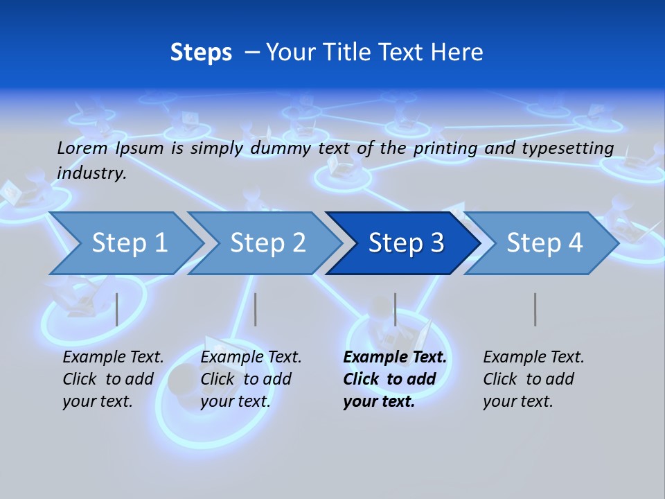 Dark Person Crowd PowerPoint Template