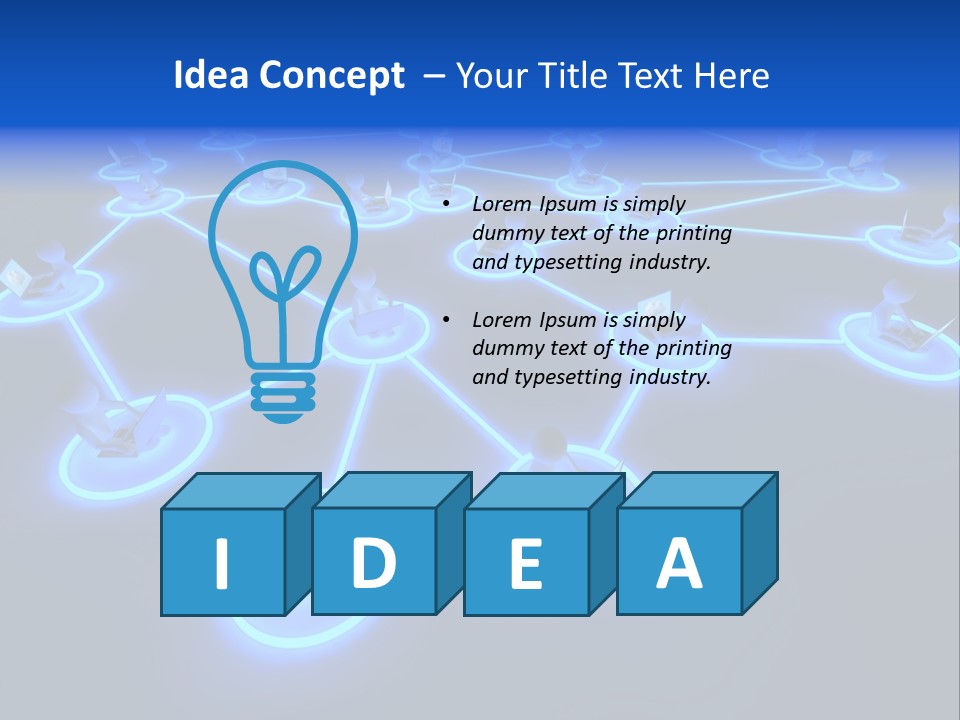 Dark Person Crowd PowerPoint Template