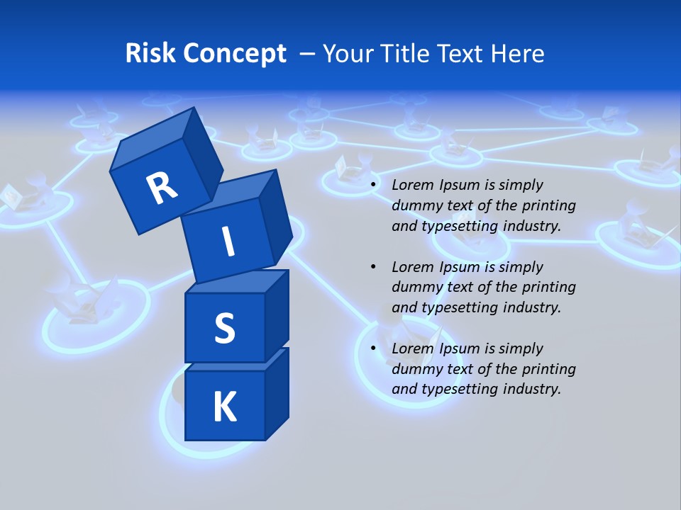 Dark Person Crowd PowerPoint Template