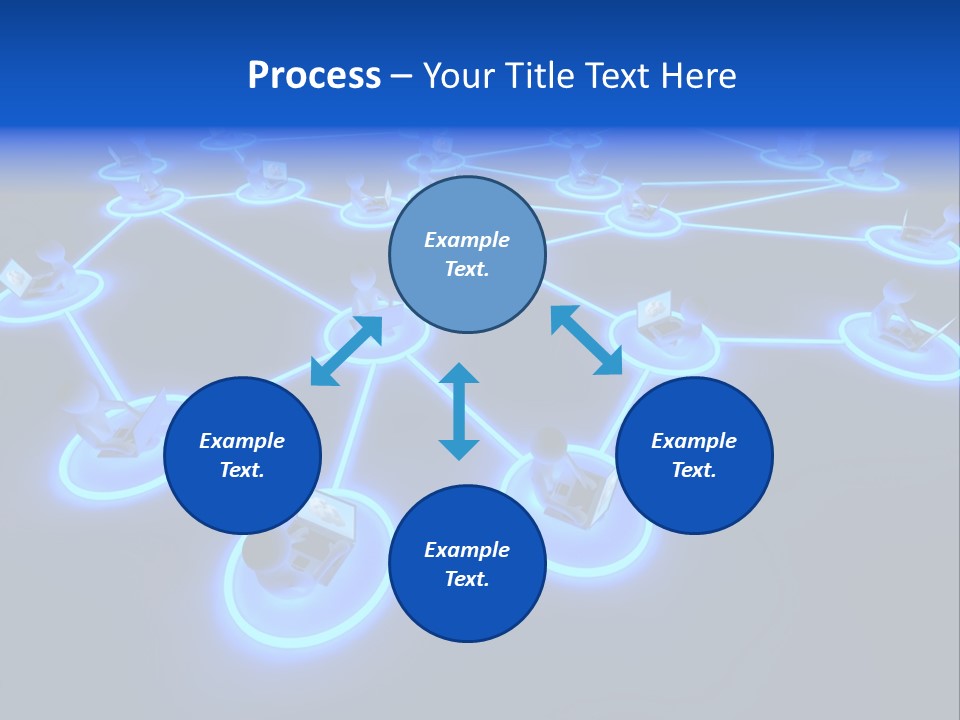 Dark Person Crowd PowerPoint Template