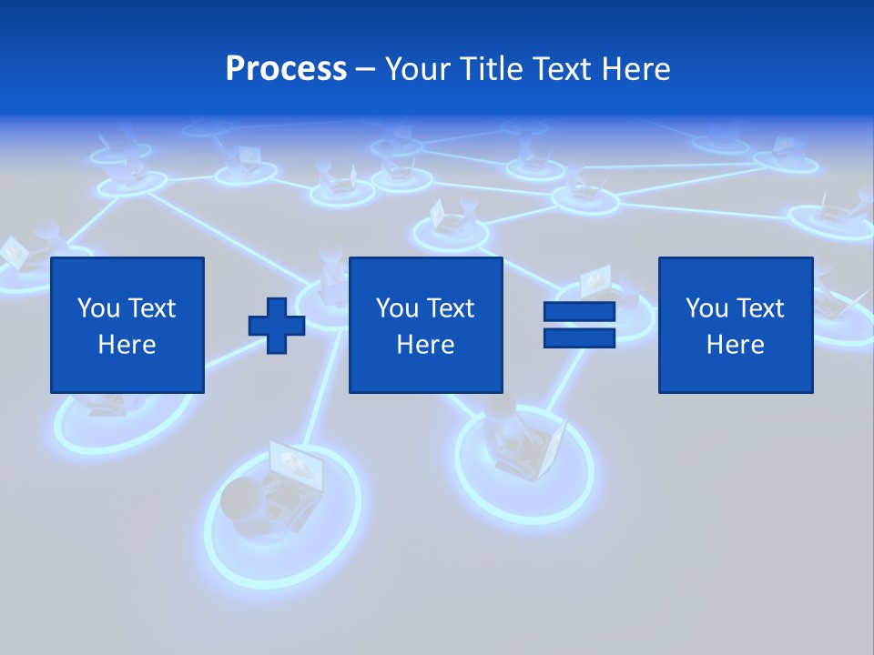 Dark Person Crowd PowerPoint Template