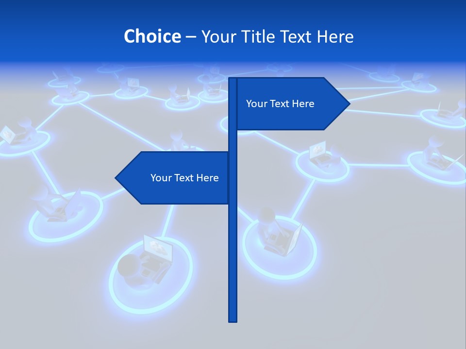 Dark Person Crowd PowerPoint Template