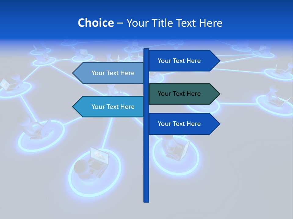 Dark Person Crowd PowerPoint Template