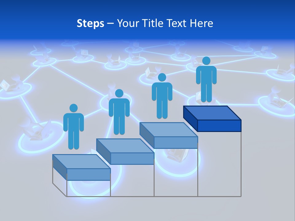 Dark Person Crowd PowerPoint Template