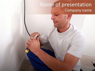 Renovation Indoors Installing PowerPoint Template