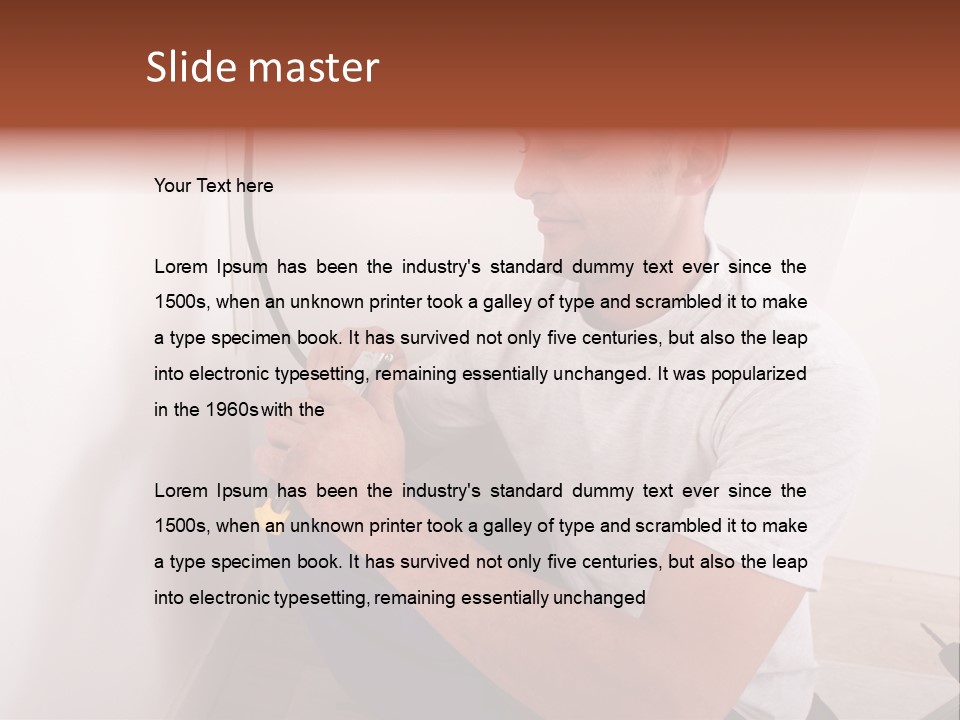 Renovation Indoors Installing PowerPoint Template