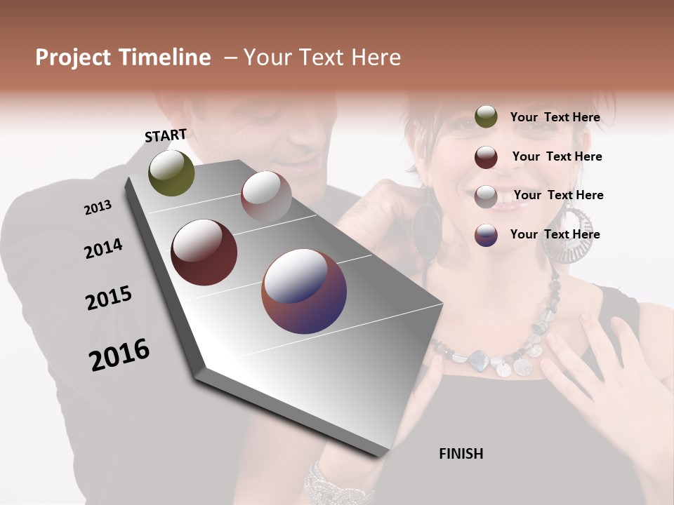 Beautiful Party White PowerPoint Template
