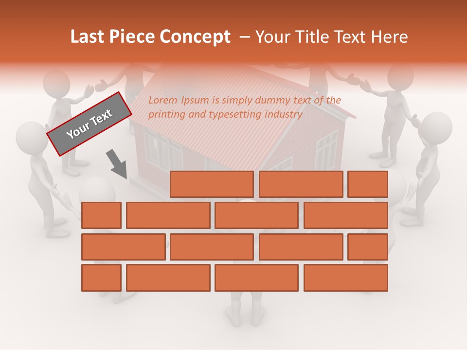 Housing Rendering Creation PowerPoint Template