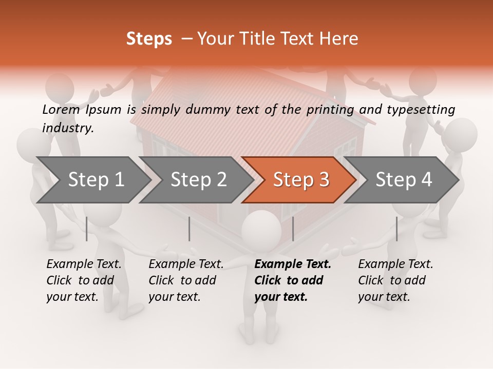 Housing Rendering Creation PowerPoint Template
