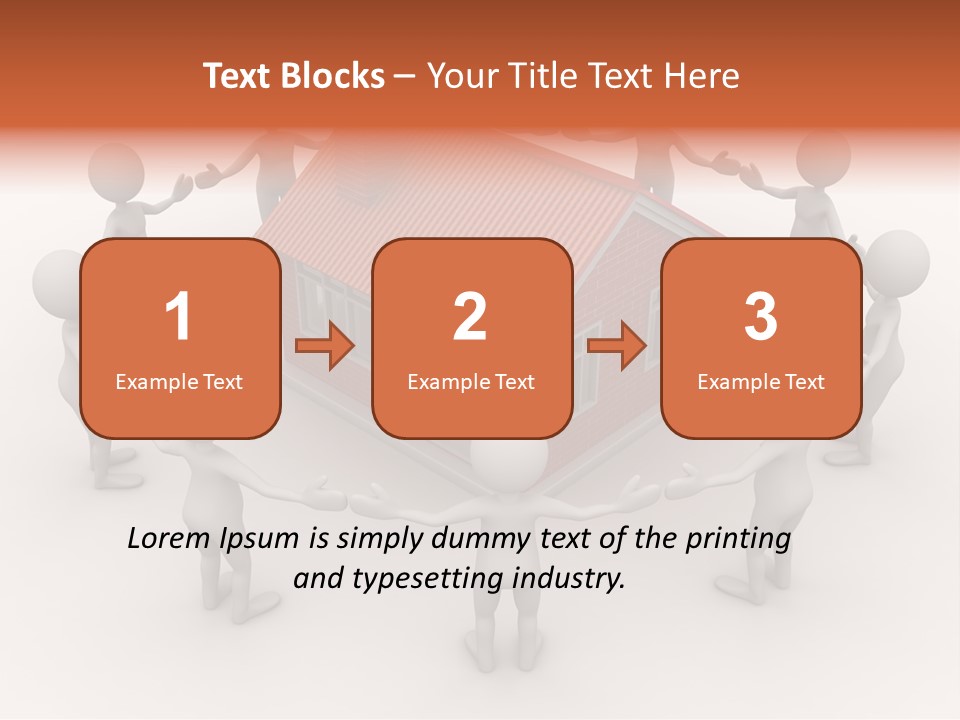 Housing Rendering Creation PowerPoint Template