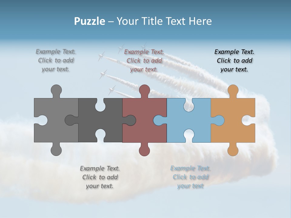 Mid Air Freedom Aerospace PowerPoint Template