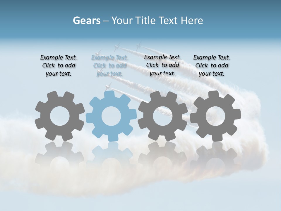 Mid Air Freedom Aerospace PowerPoint Template