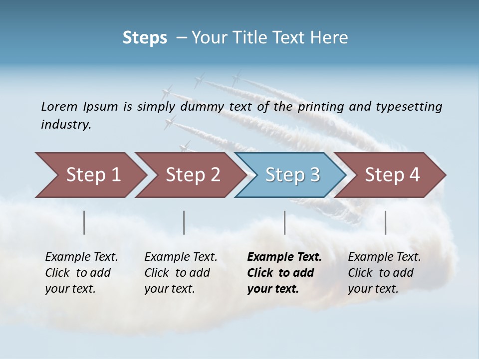 Mid Air Freedom Aerospace PowerPoint Template