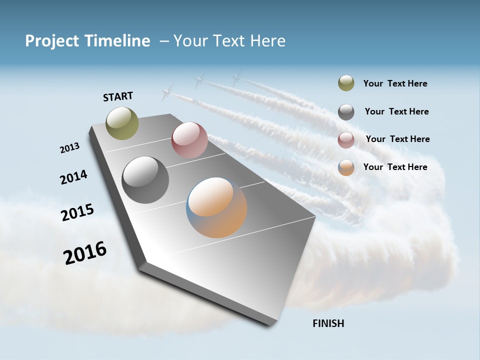 Mid Air Freedom Aerospace PowerPoint Template