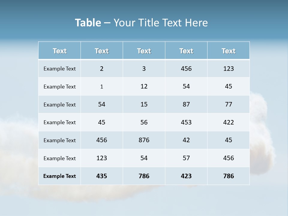 Mid Air Freedom Aerospace PowerPoint Template