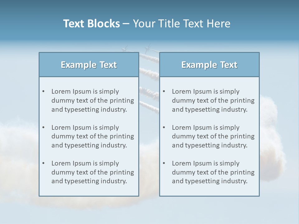 Mid Air Freedom Aerospace PowerPoint Template