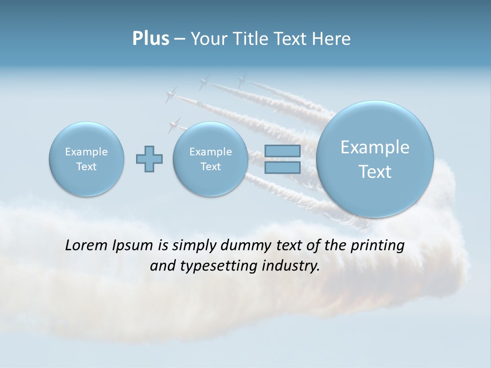 Mid Air Freedom Aerospace PowerPoint Template