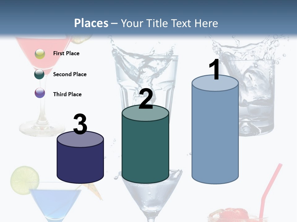 Bar Thirsty Strawberry PowerPoint Template