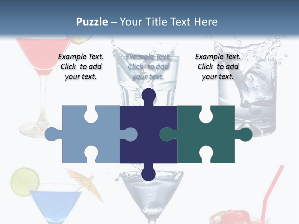 Bar Thirsty Strawberry PowerPoint Template